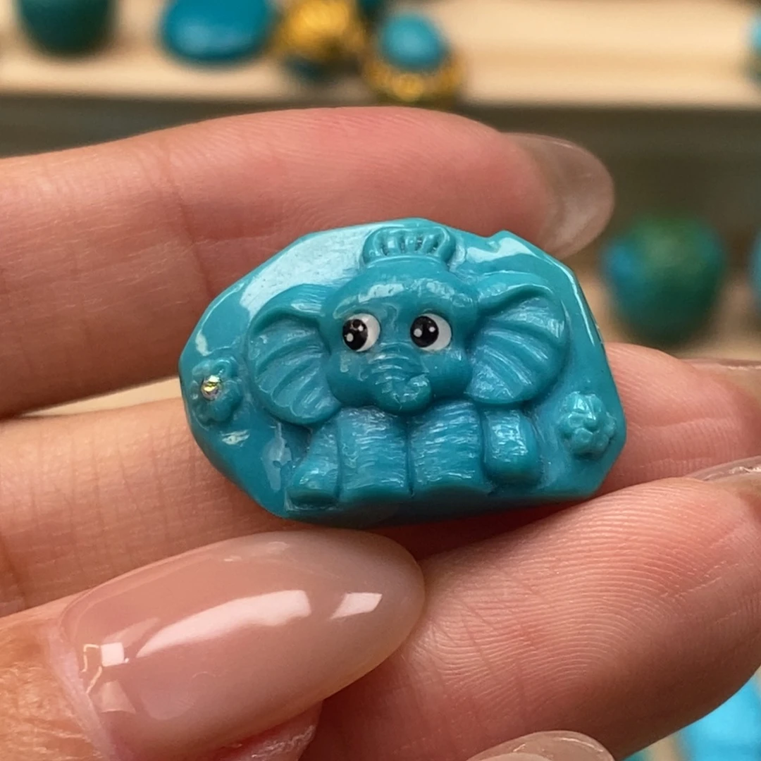 未镶嵌绿松石挂件