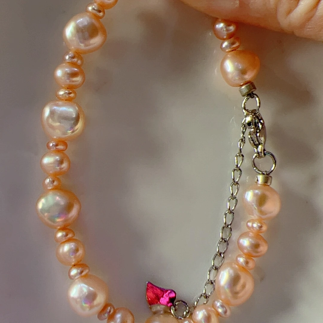 手链淡水珍珠合金587