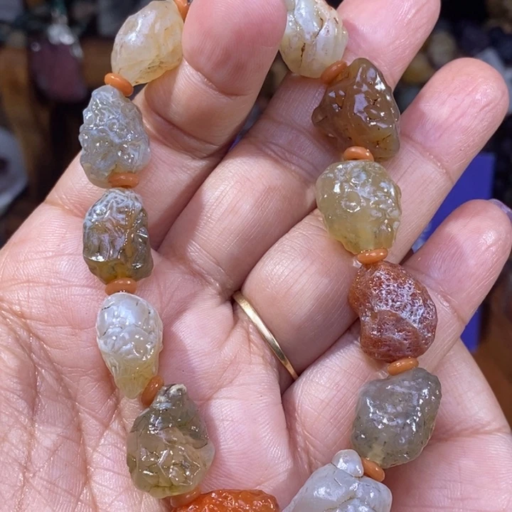 玛瑙/玉髓珠宝半成品未镶嵌用****7