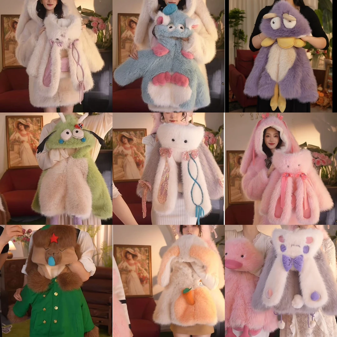 瑞果妈妈【组合链接】2025新款冬款女童洋气时尚加厚外套1