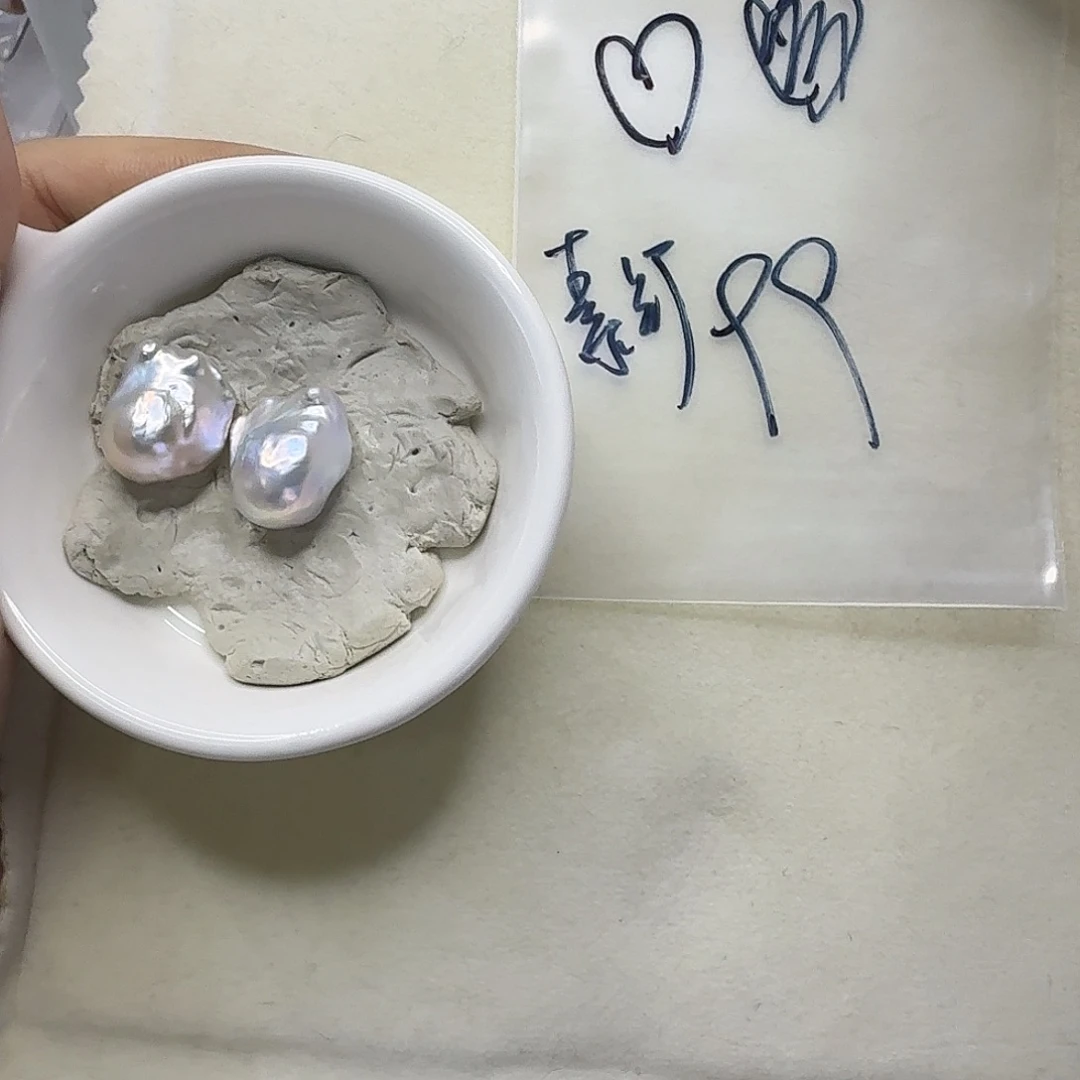 *****银S925镶嵌耳饰淡水珍珠