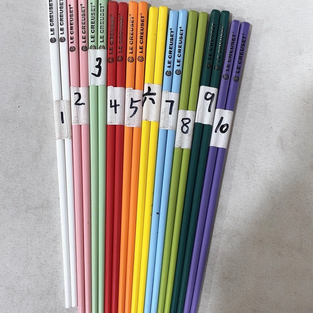 瓷微瑕陶瓷餐具家用十双筷子