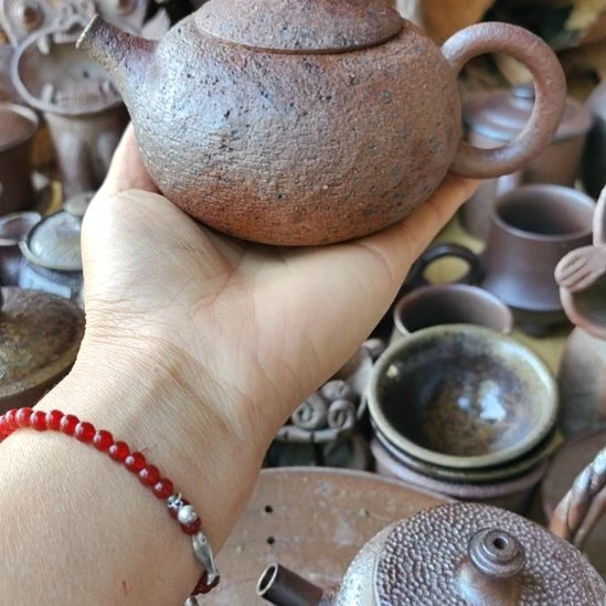 泡茶壶高温柴烧泡茶壶