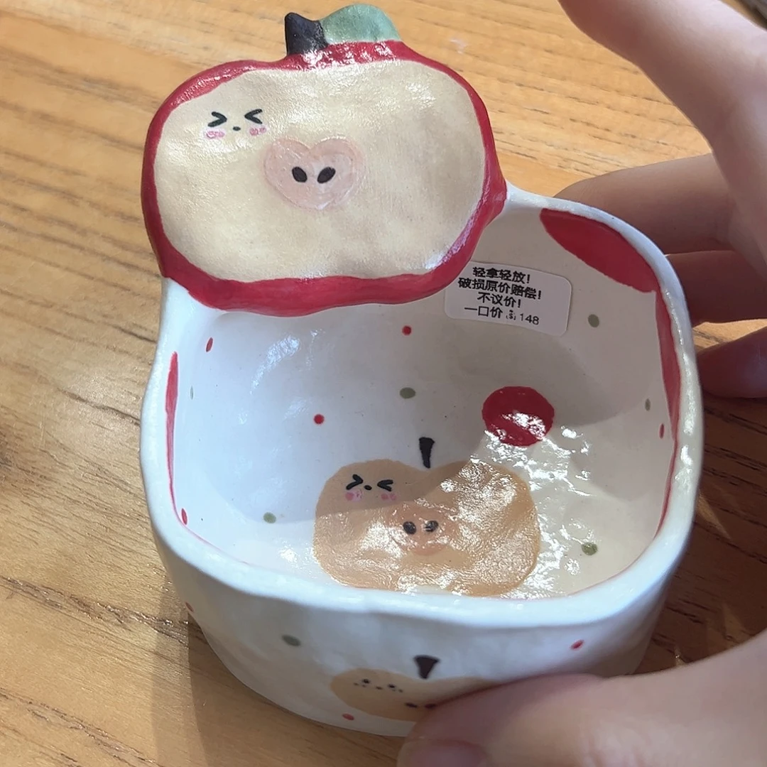 陶瓷艺术手作陶瓷旺仔