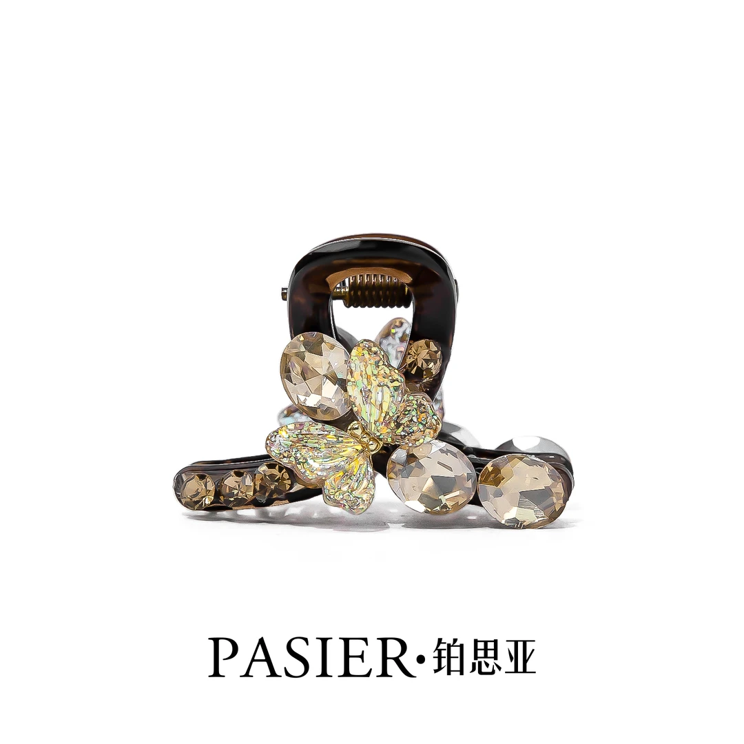 铂思亚 蝶梦 法式轻奢气质时尚感蝴蝶发夹4厘米FB1729