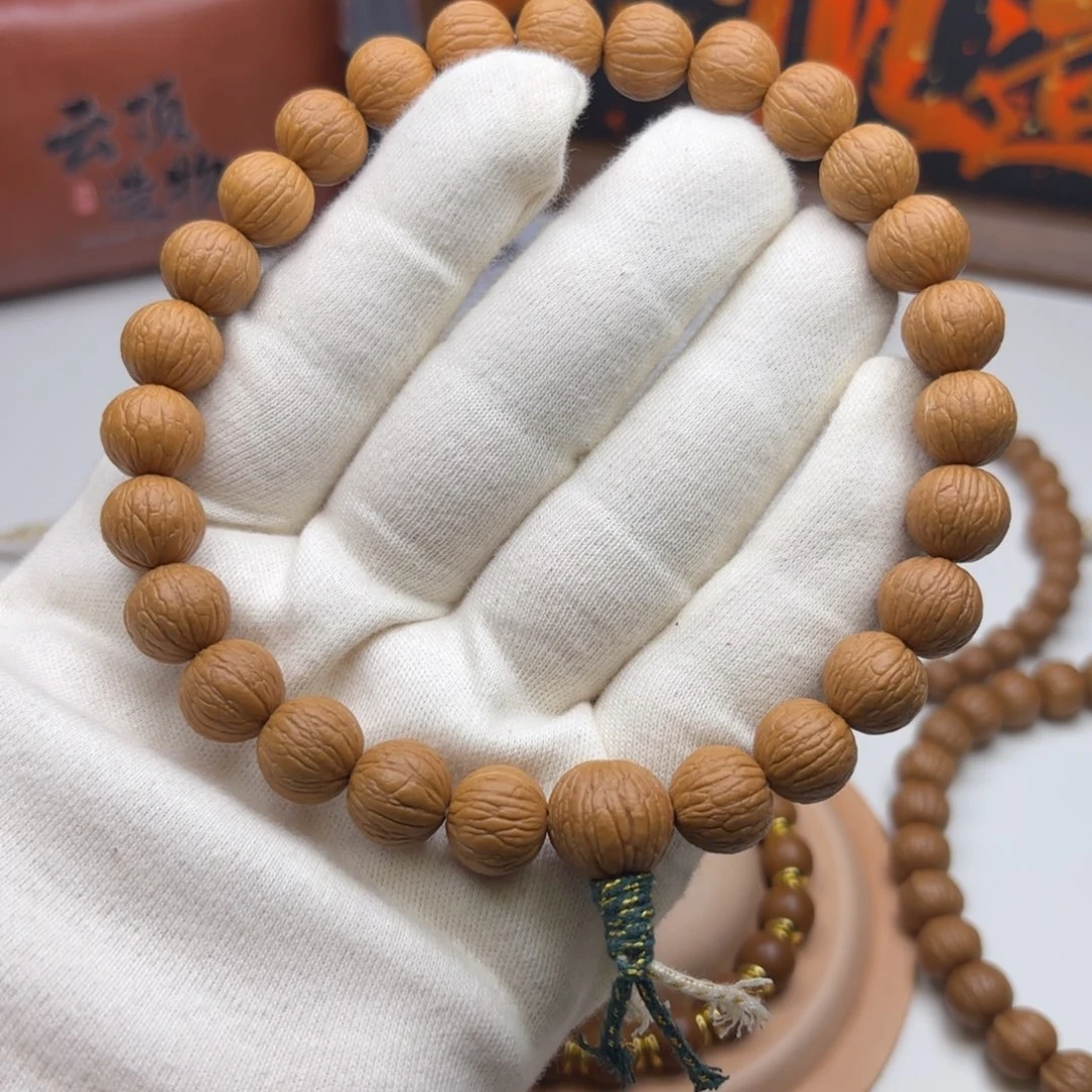 没***恼猴头核桃吊坠12.0凤羽