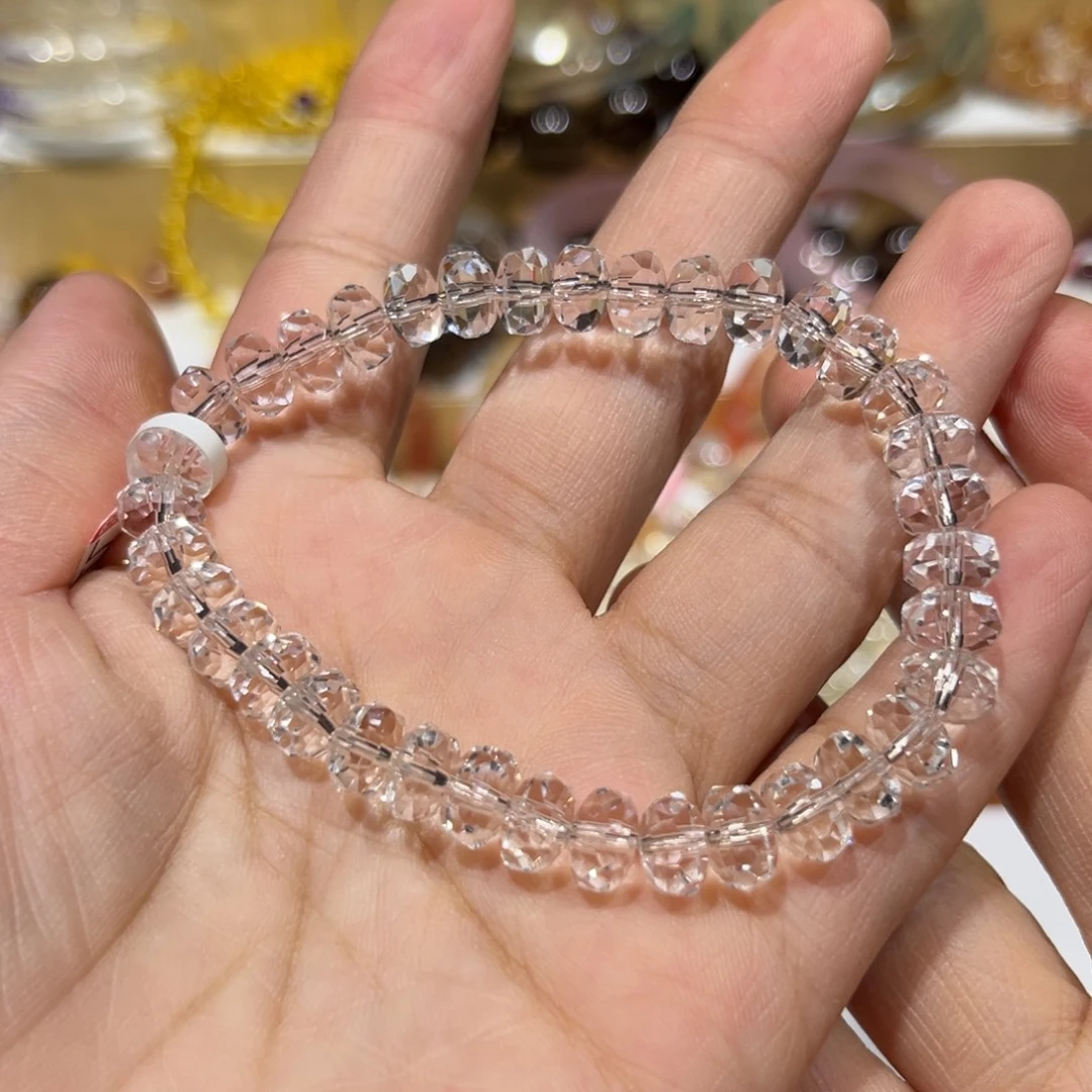 非金属白8车切面手串