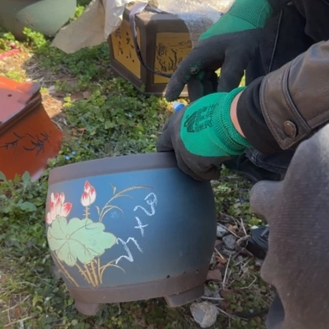 紫砂花盆紫砂花盆盆景盆栽