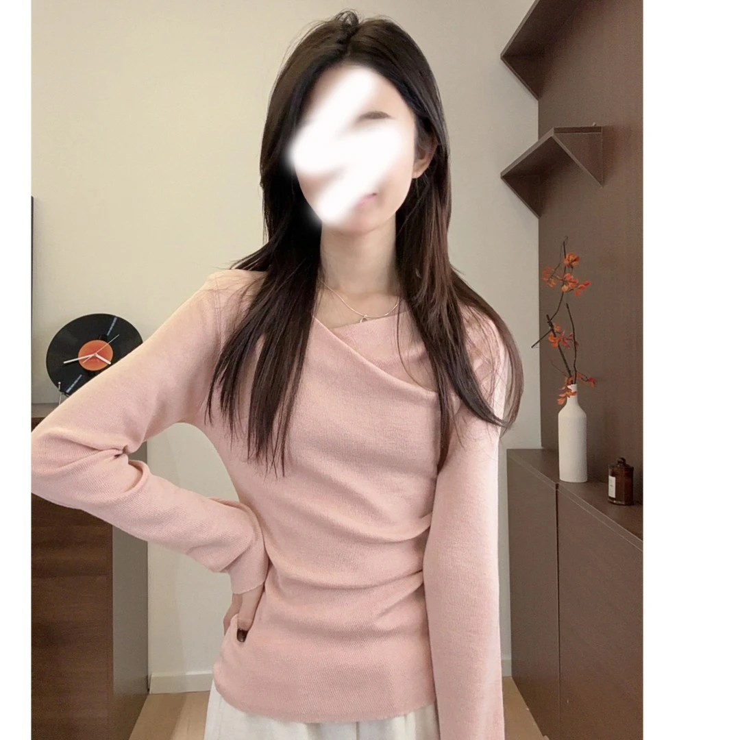 【斐丽轩】 气质短款百搭显瘦秋冬针织打底 JS50033