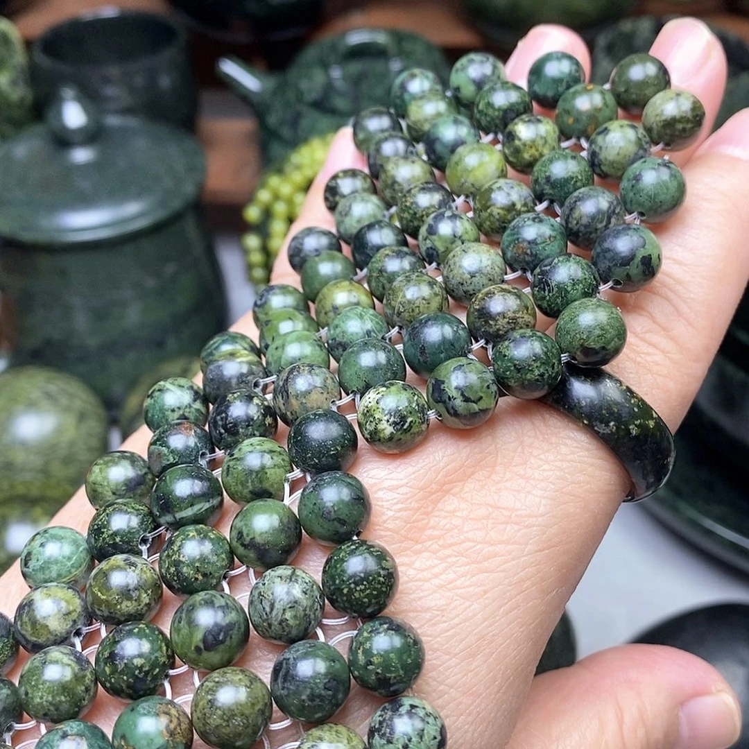 蛇纹石玉未镶嵌眼贴