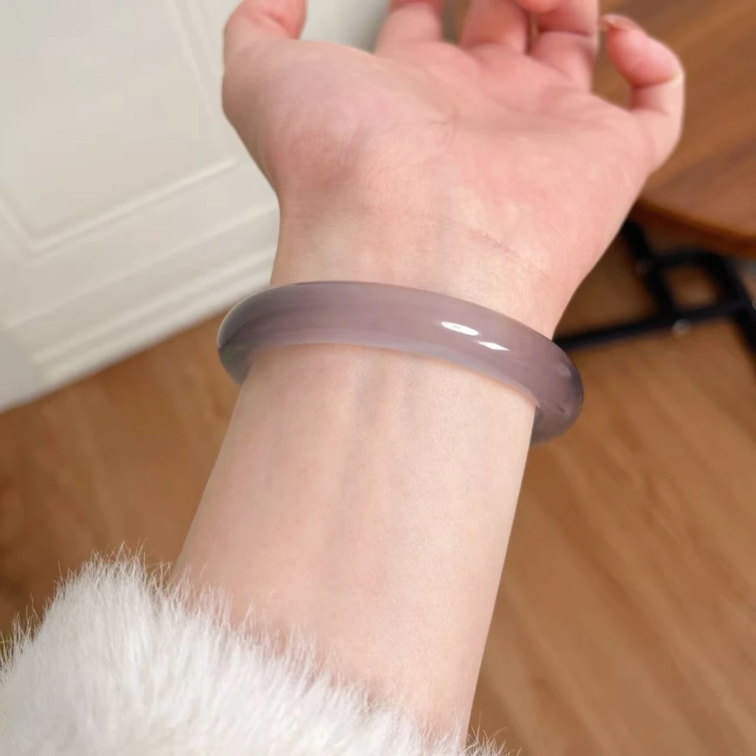 CC9351  高定系列  紫猫眼石手镯56/58mm