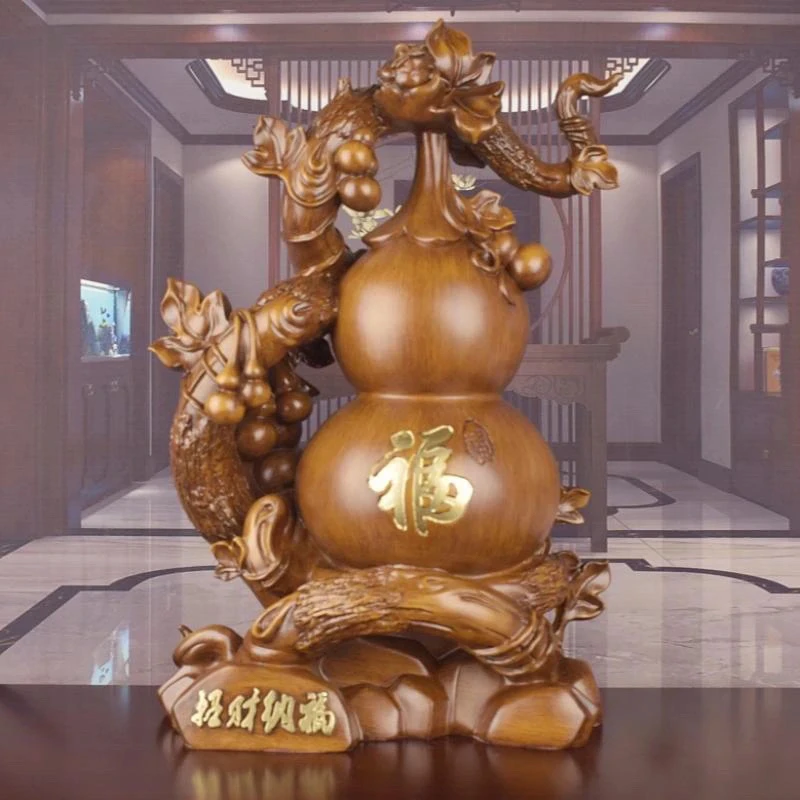 招财纳福葫芦摆件工艺品（招财福禄）尺寸长60高90
