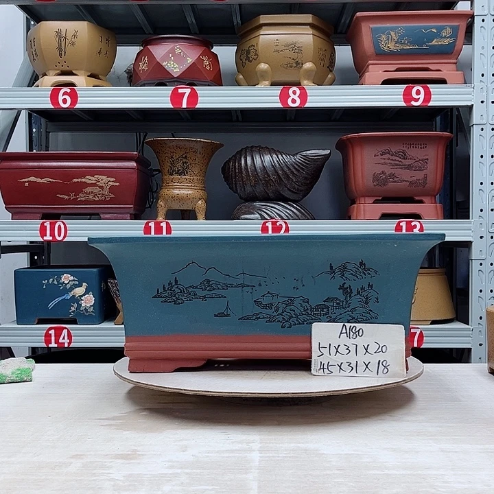 紫砂花盆紫砂花盆