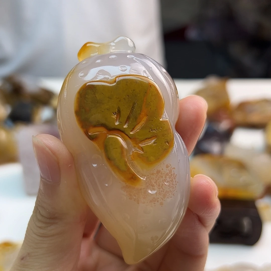 玛瑙/玉髓未镶嵌颈饰