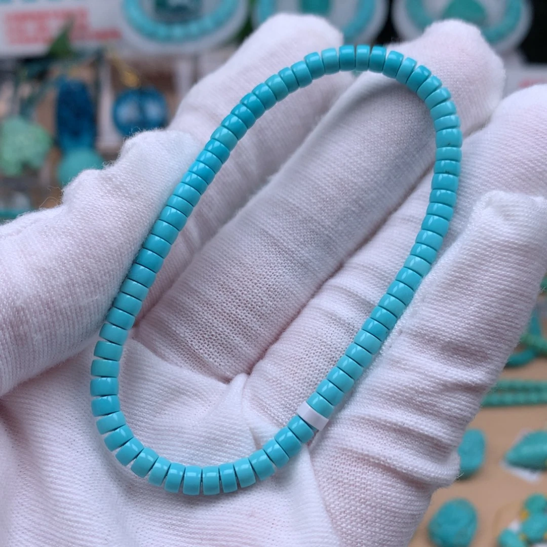 绿松石未镶嵌珠宝奇石4mm