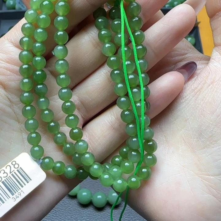 和田玉（碧玉）项链未镶嵌
