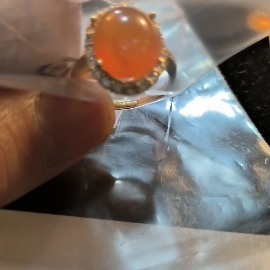 让***天石英岩玉未镶嵌戒面