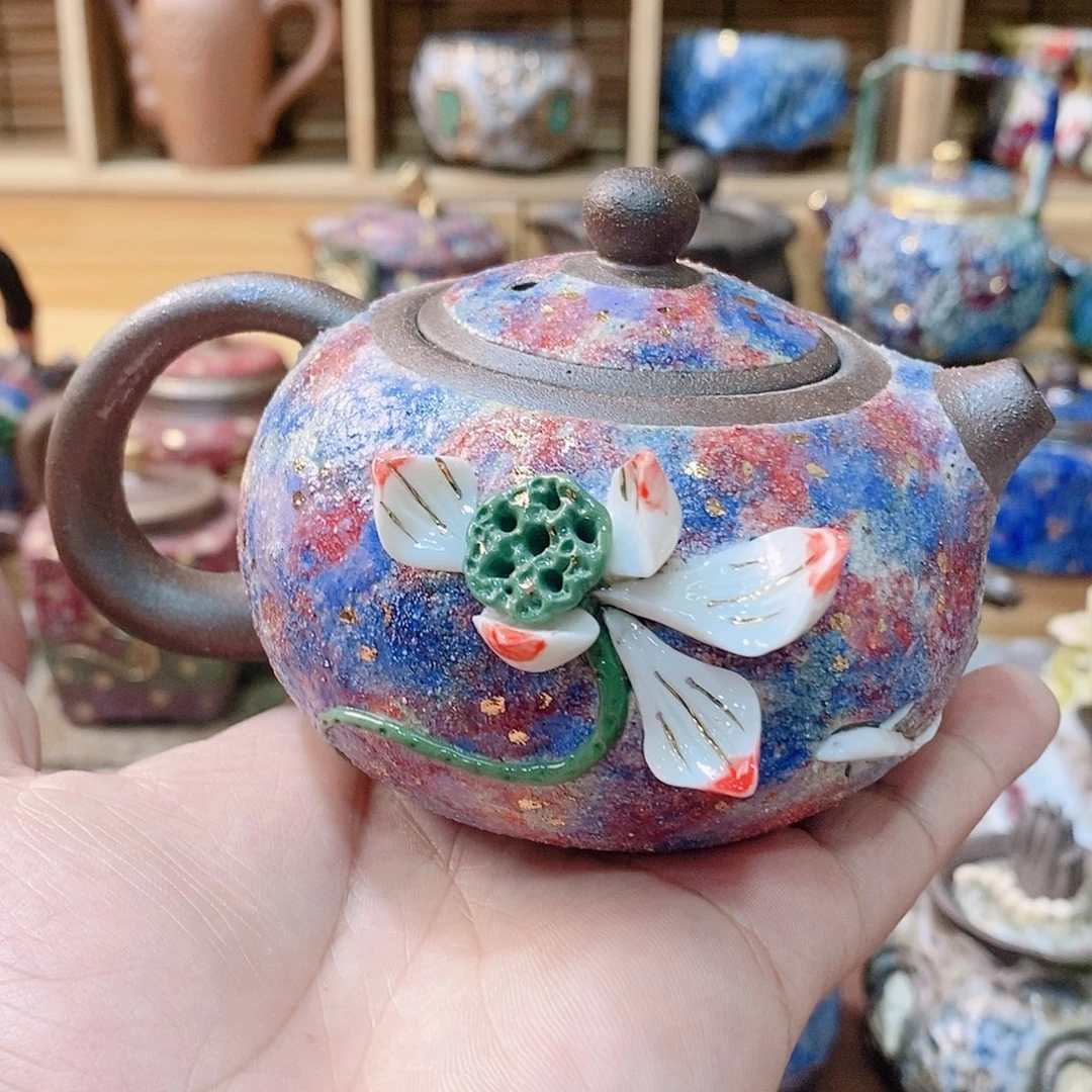小***g粗陶志野柴烧茶具