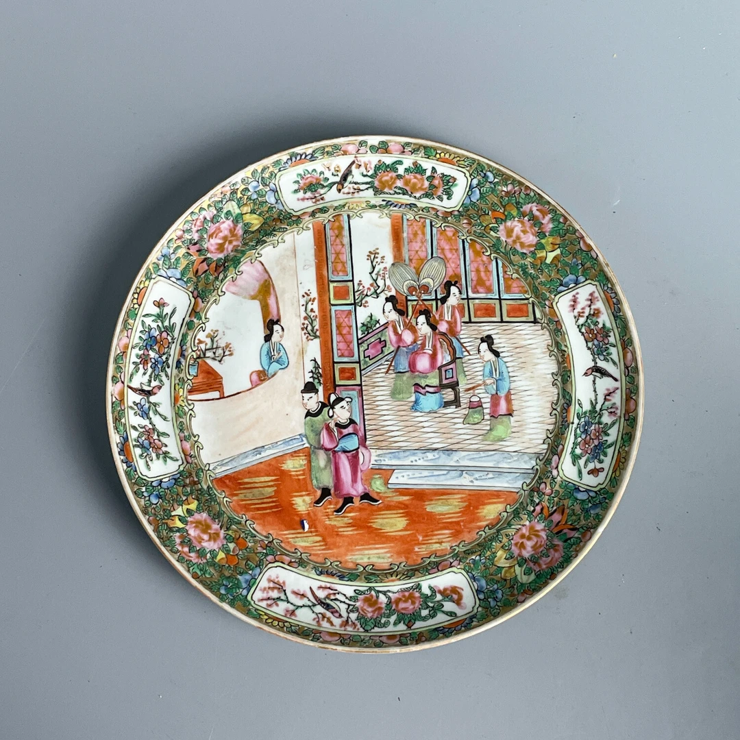 M2XLF002139 - 晚清 广彩人物故事纹赏盘