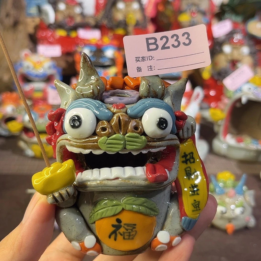 泥塑纯手工茶宠摆件