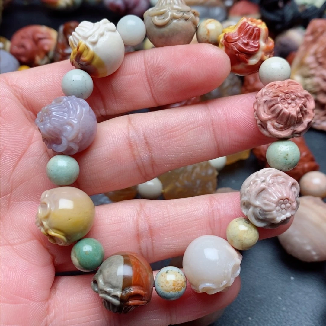 未镶嵌手串玛瑙/玉髓