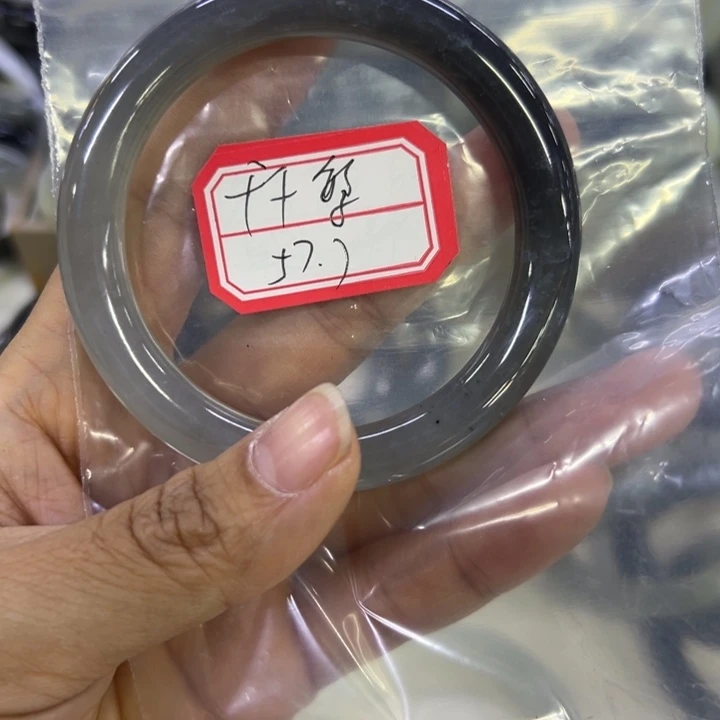 千***星蛇纹石玉合金手镯