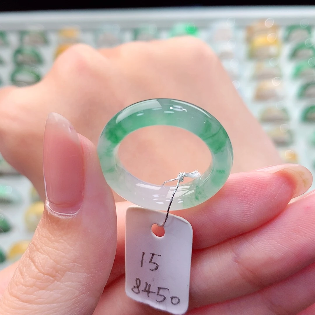 翡翠戒指未镶嵌15号