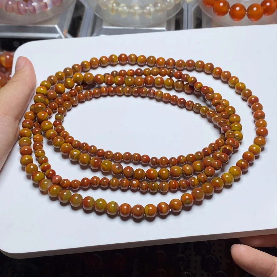 玛瑙/玉髓手链未镶嵌远****藏