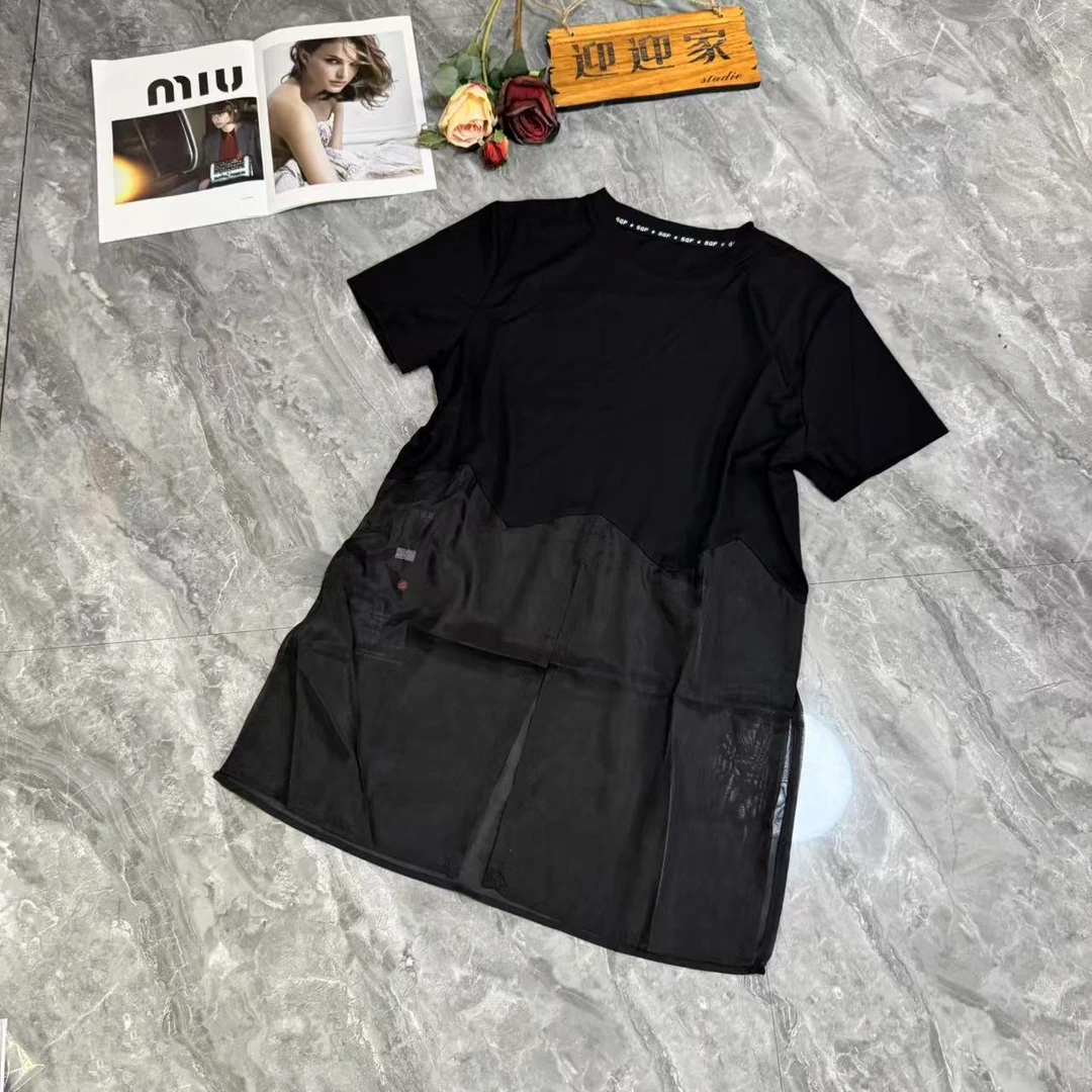 Y207时尚百搭短袖气质上衣