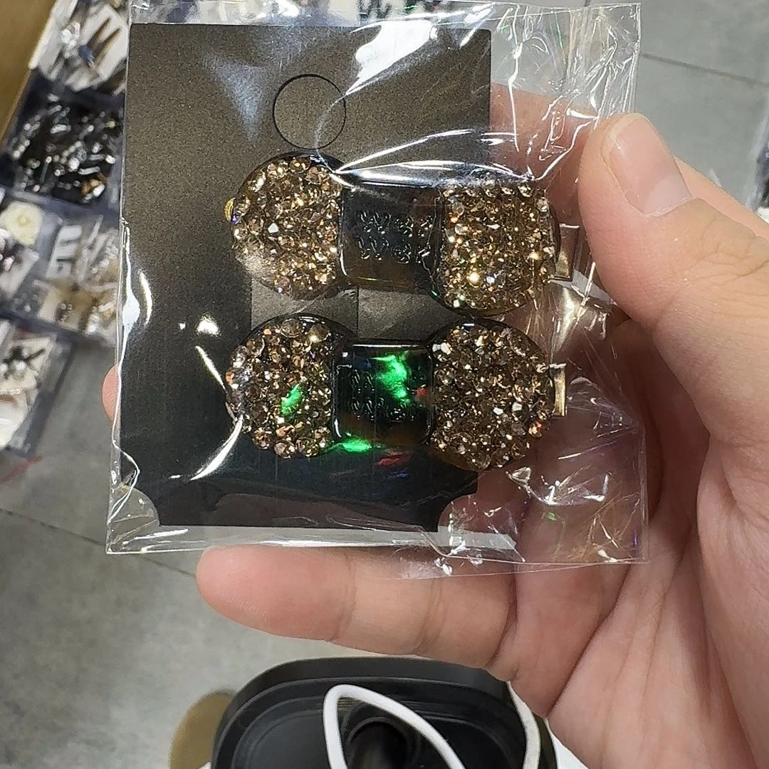 非金属咖色镐锆蝴蝶结