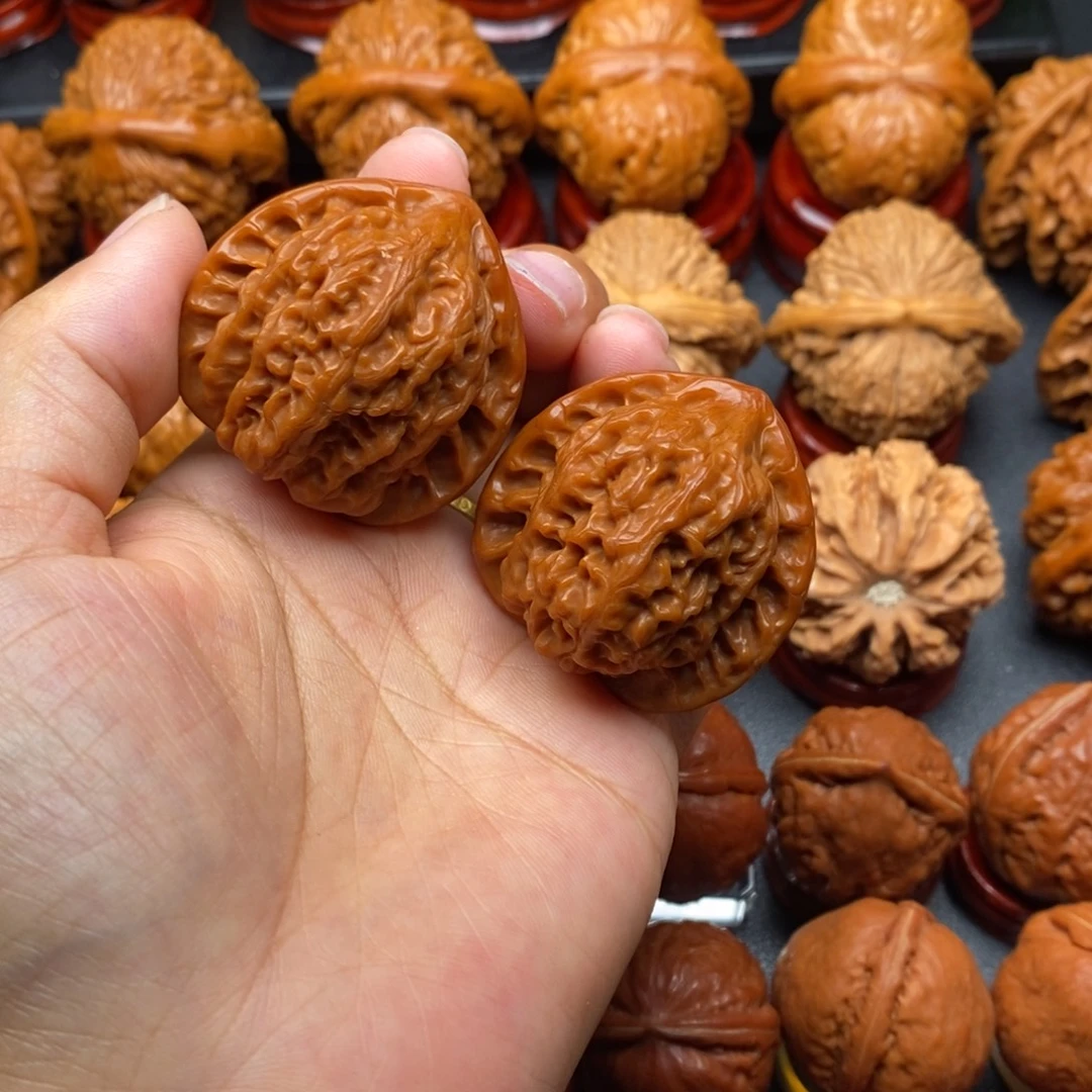 文玩核桃把件39公主扇