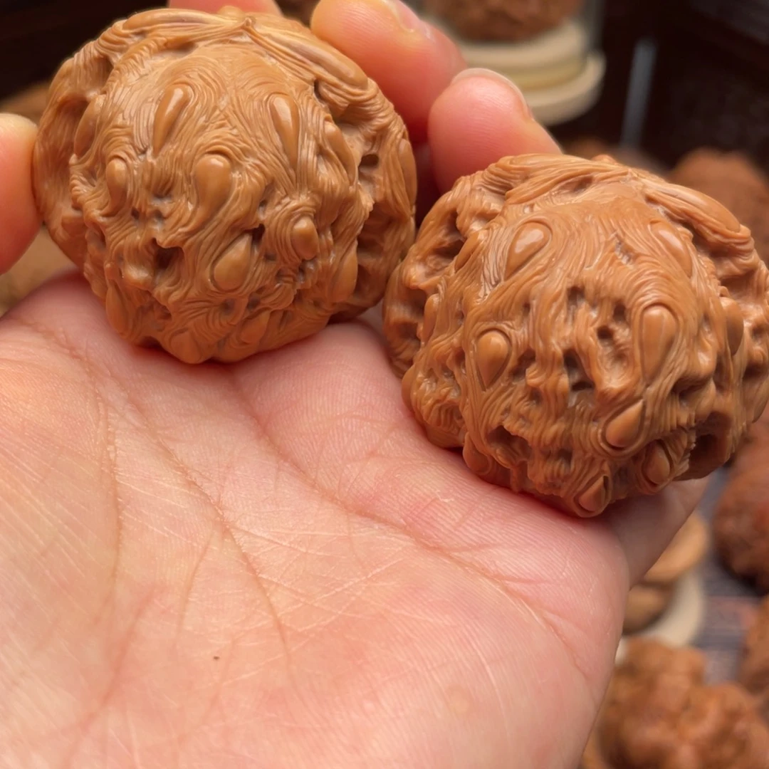 核桃手串/手链一**阳吞噬核桃雕刻核桃雕刻核桃