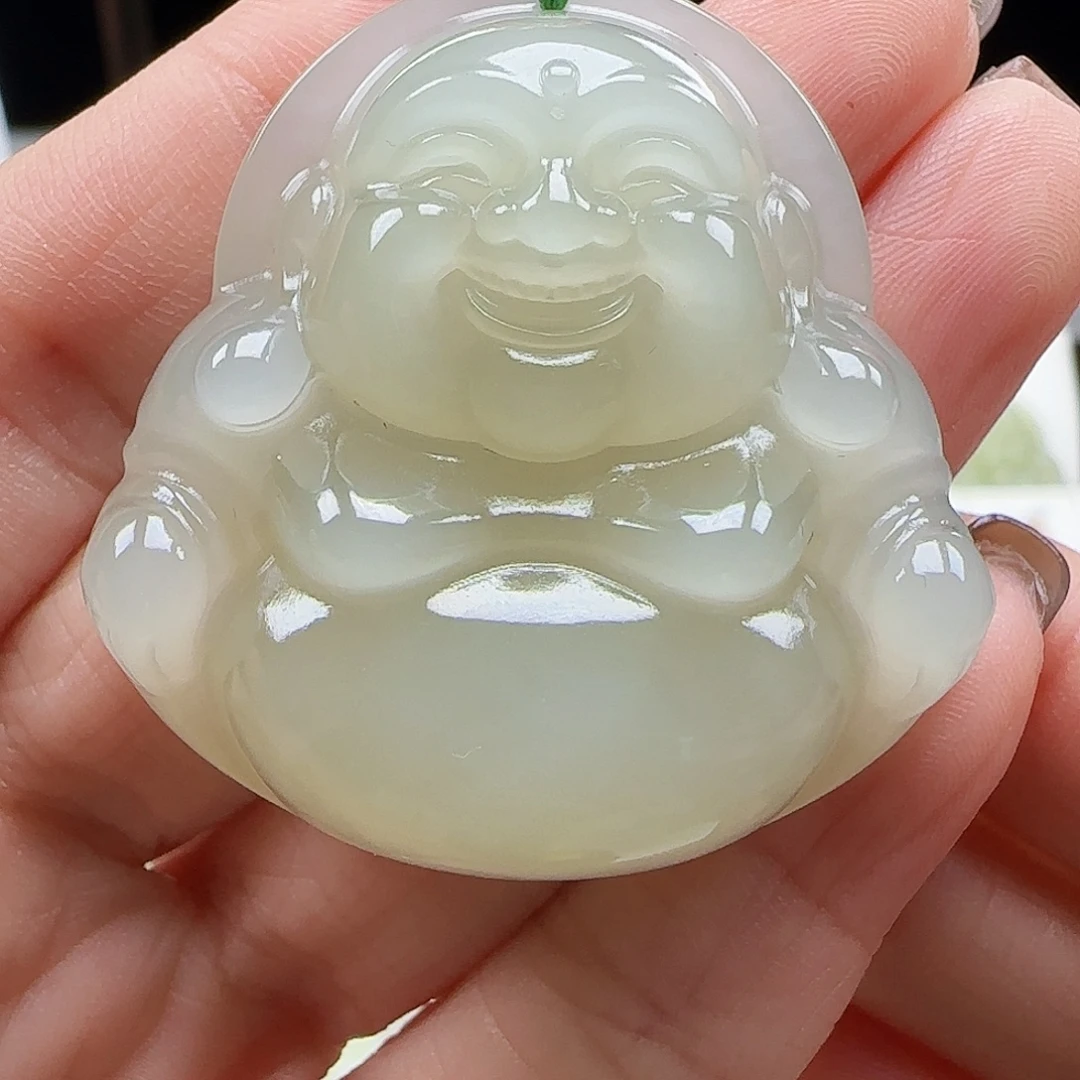 吊坠(赠链)足金镶嵌和田玉