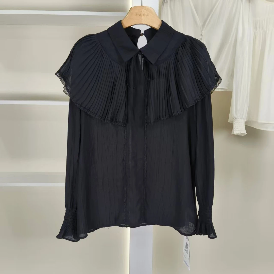 麦迪尚品【夕Y】50909413 简约时尚长袖衬衫春秋女装专柜撤柜
