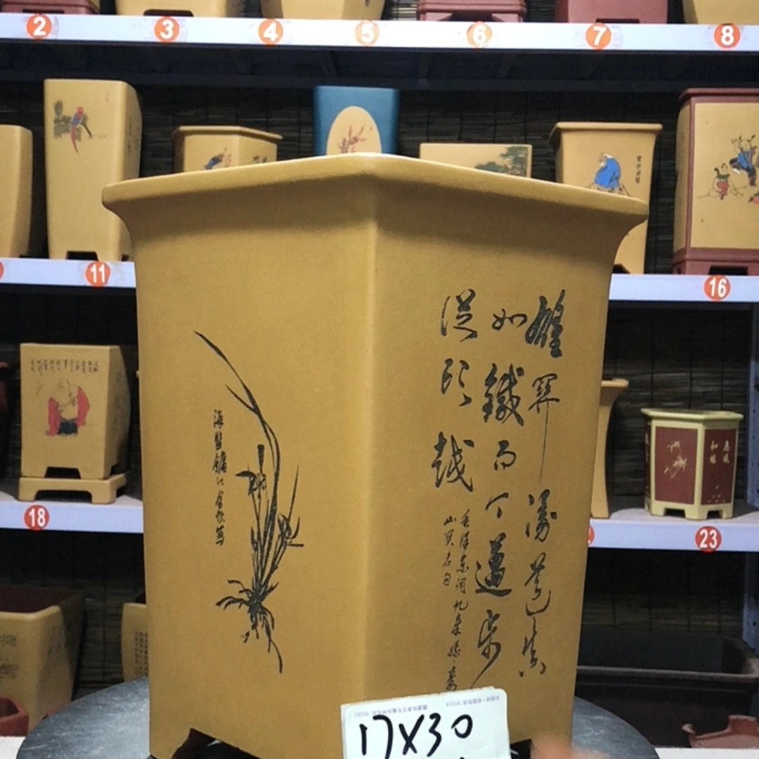 【闪购商品】紫砂花盆天**将手工制作