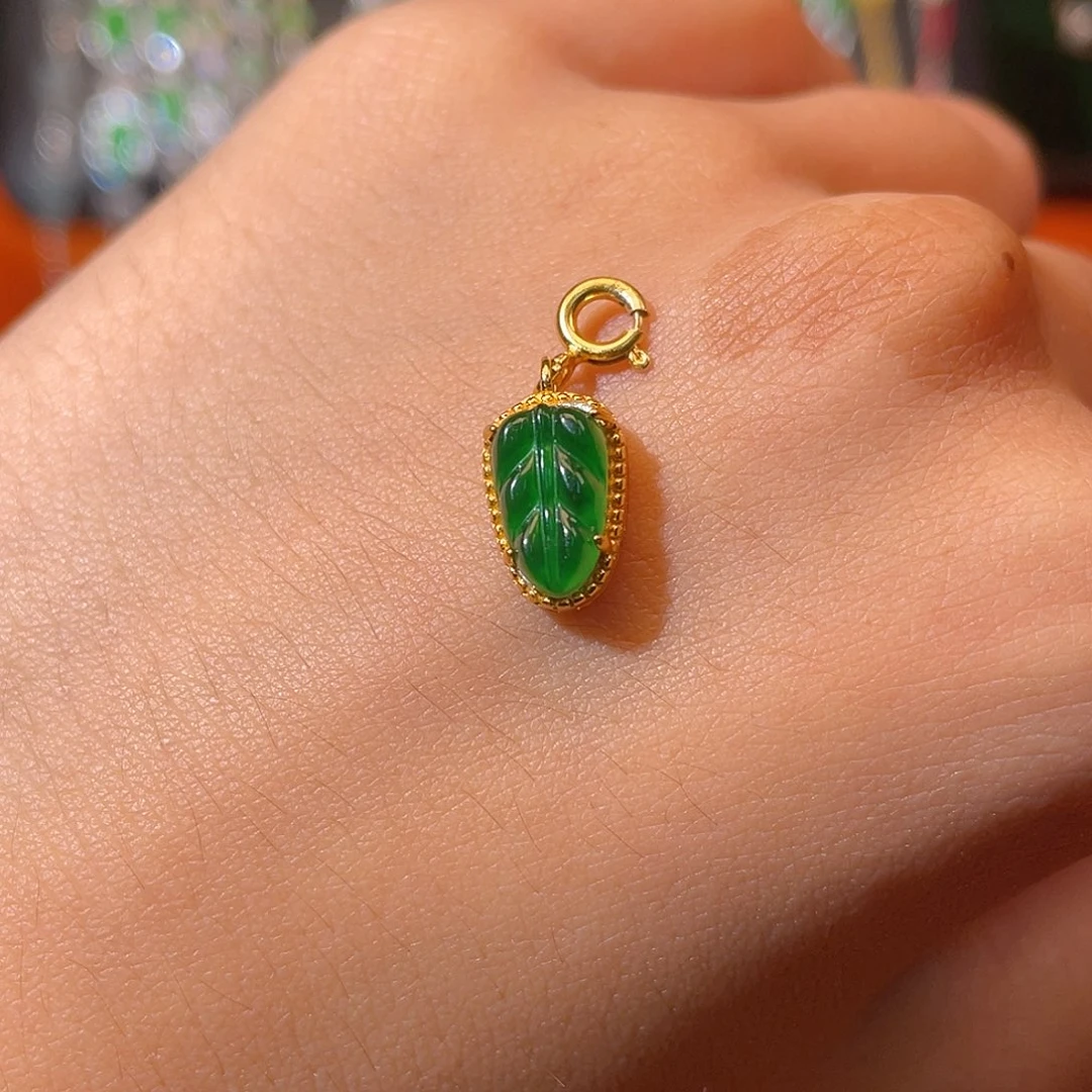 翡翠银S925镶嵌颈饰