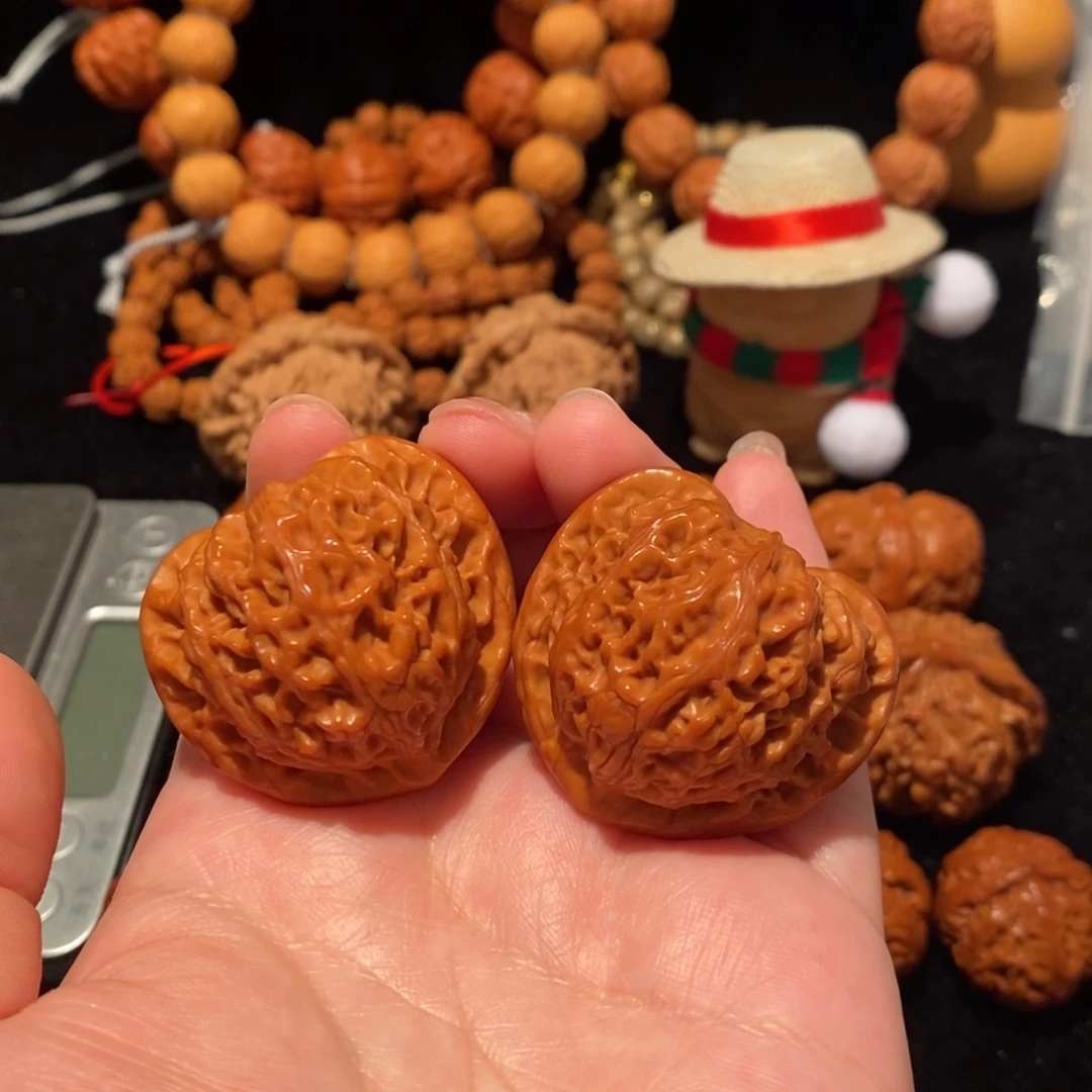 文玩核桃把件39尺宫灯