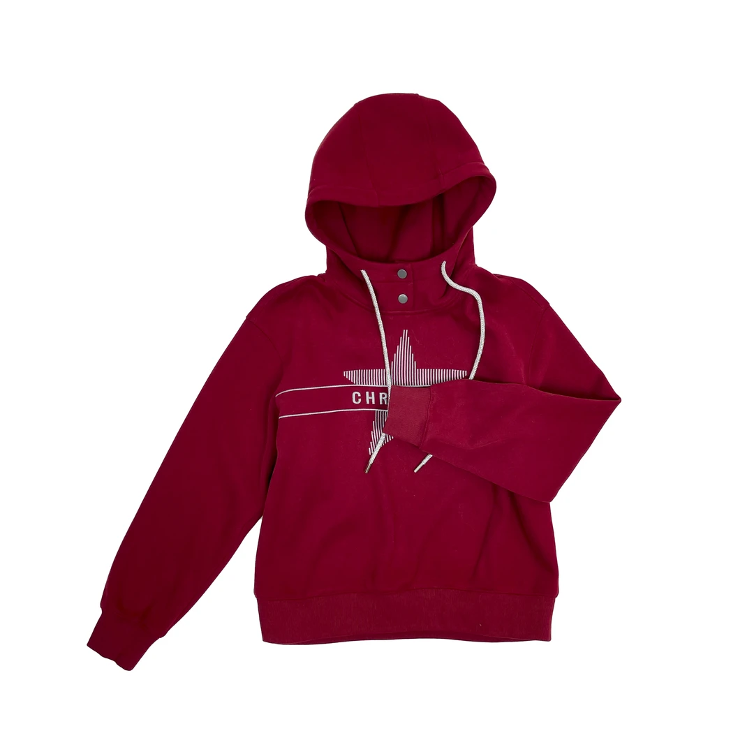 25秋冬重工刺绣加绒圆领长袖卫衣120820