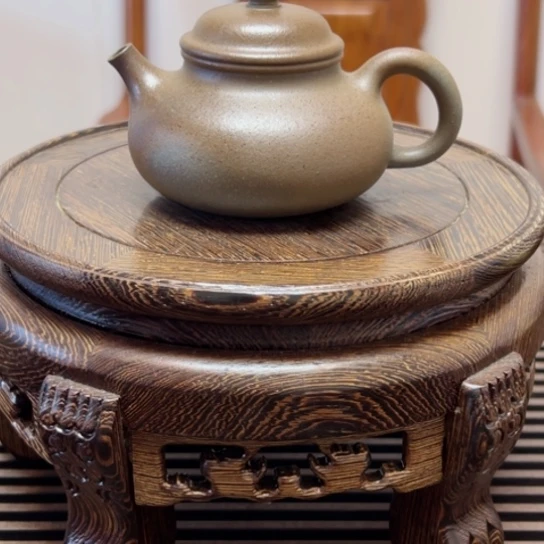 紫砂茶壶不**心黄龙山原矿青段半手工．