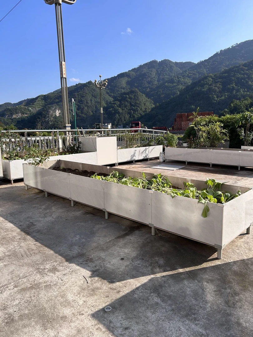 带悬空底座框架—瓷砖种植箱卡槽#卡扣配件#不含瓷砖#加厚