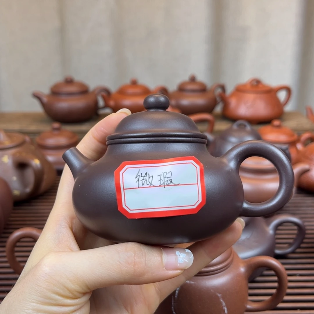 掬***雪紫砂茶壶微瑕不退换