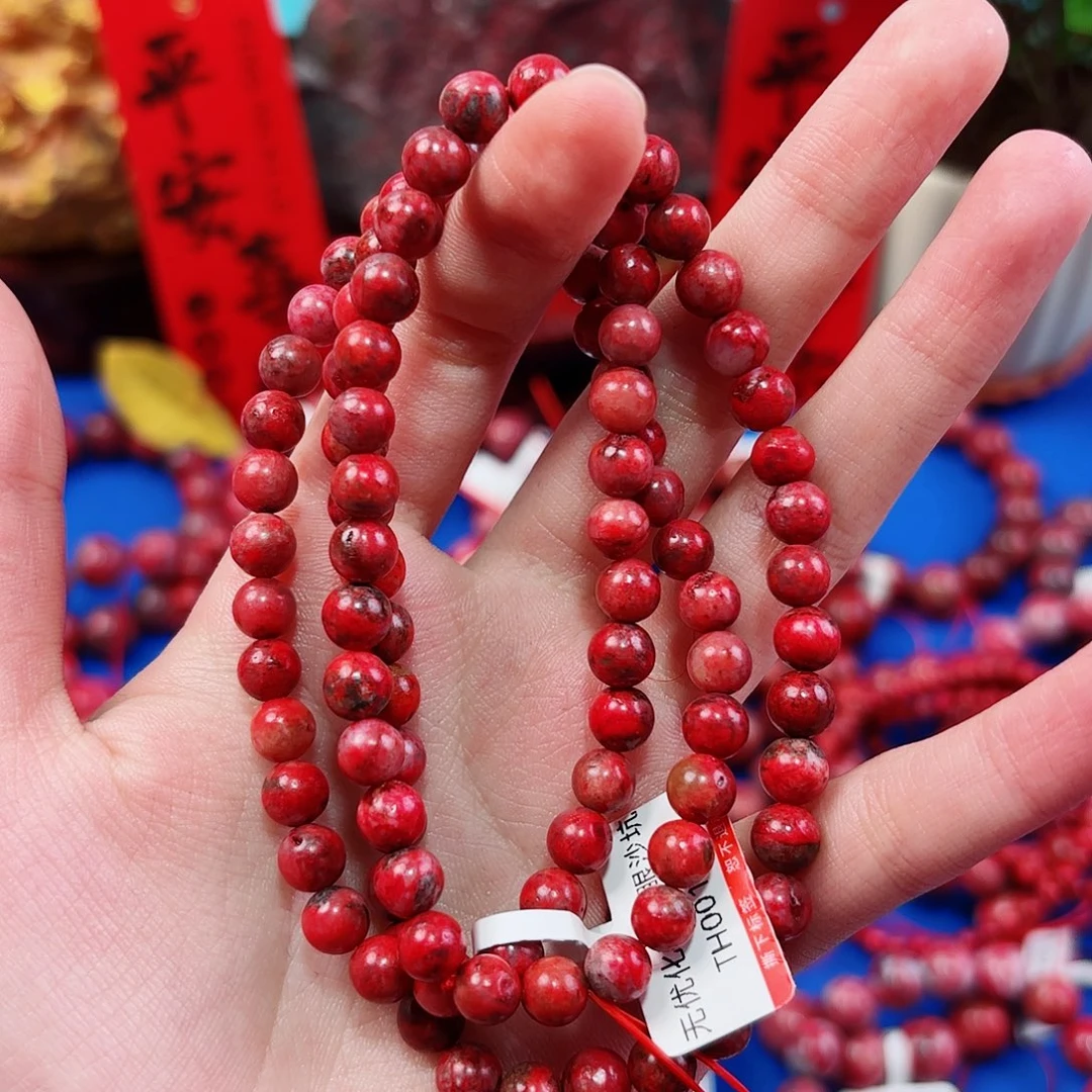 天然辰砂善****吖朱砂原石有沙坑沙眼