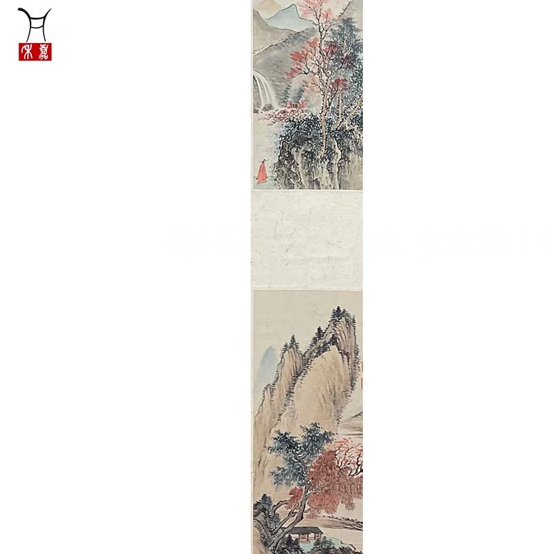 Q1024山水立轴11x22/0.2平尺