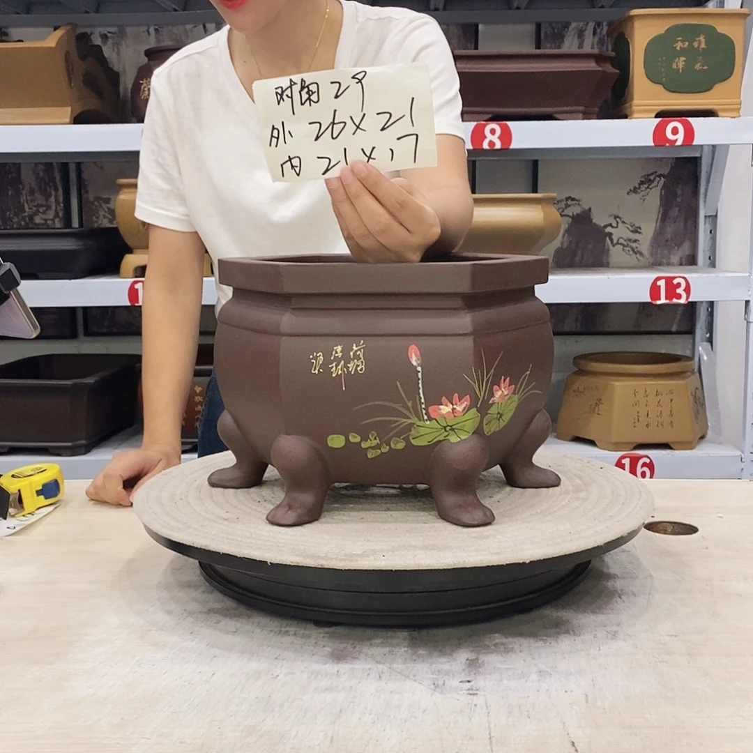 紫砂花盆紫砂花盆