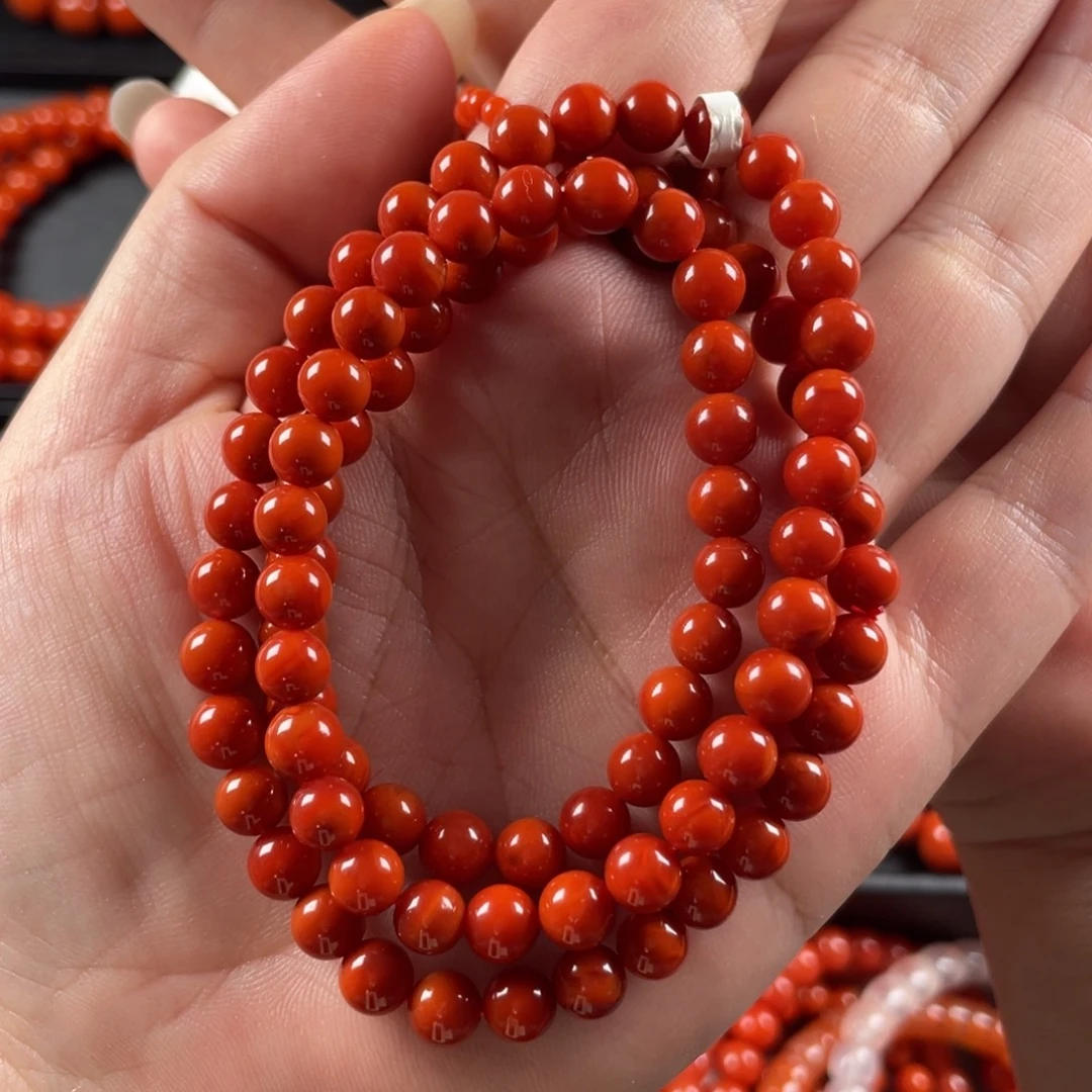 乐***央未镶嵌手链南红玛瑙妞6