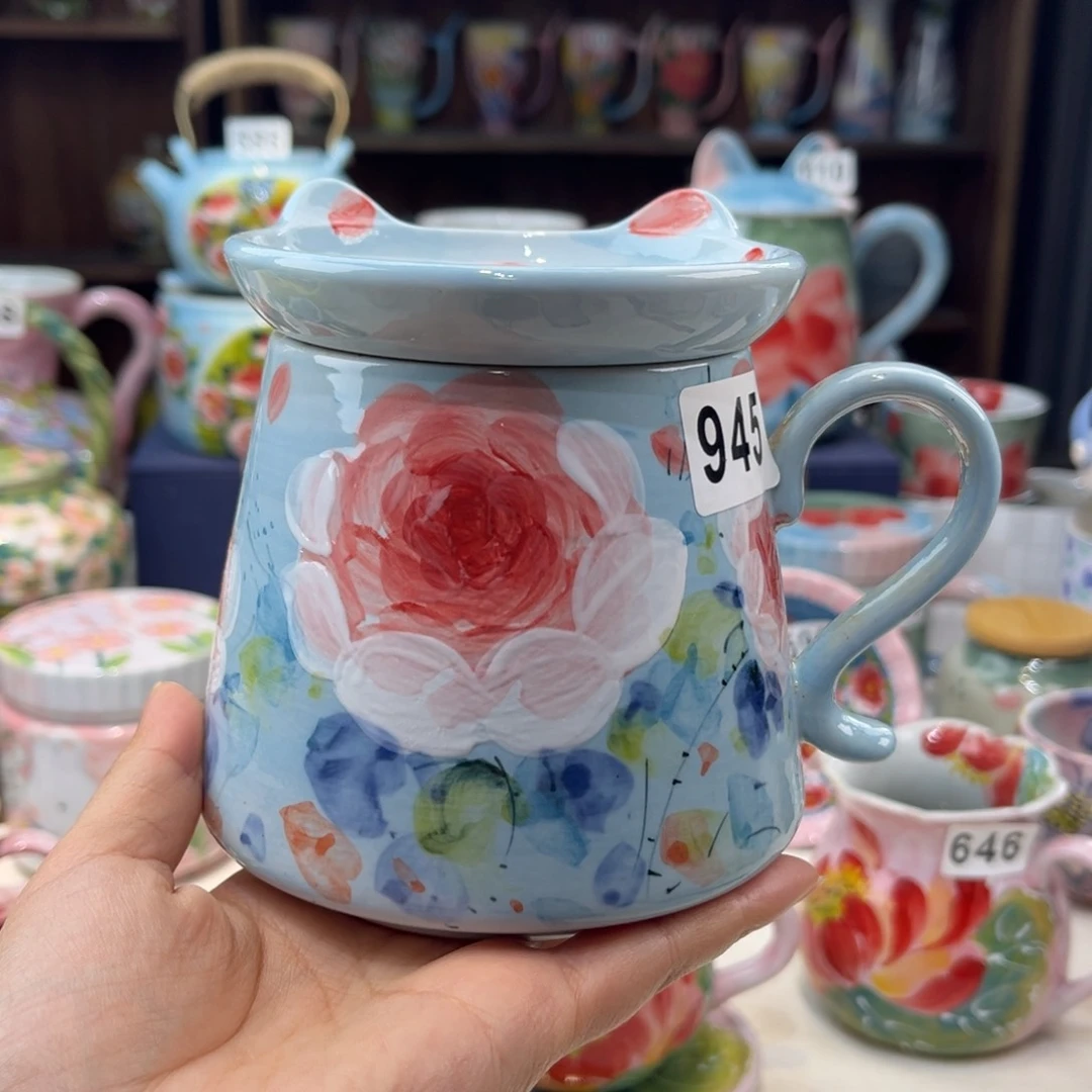 瓷片景德镇手工手绘陶瓷茶具