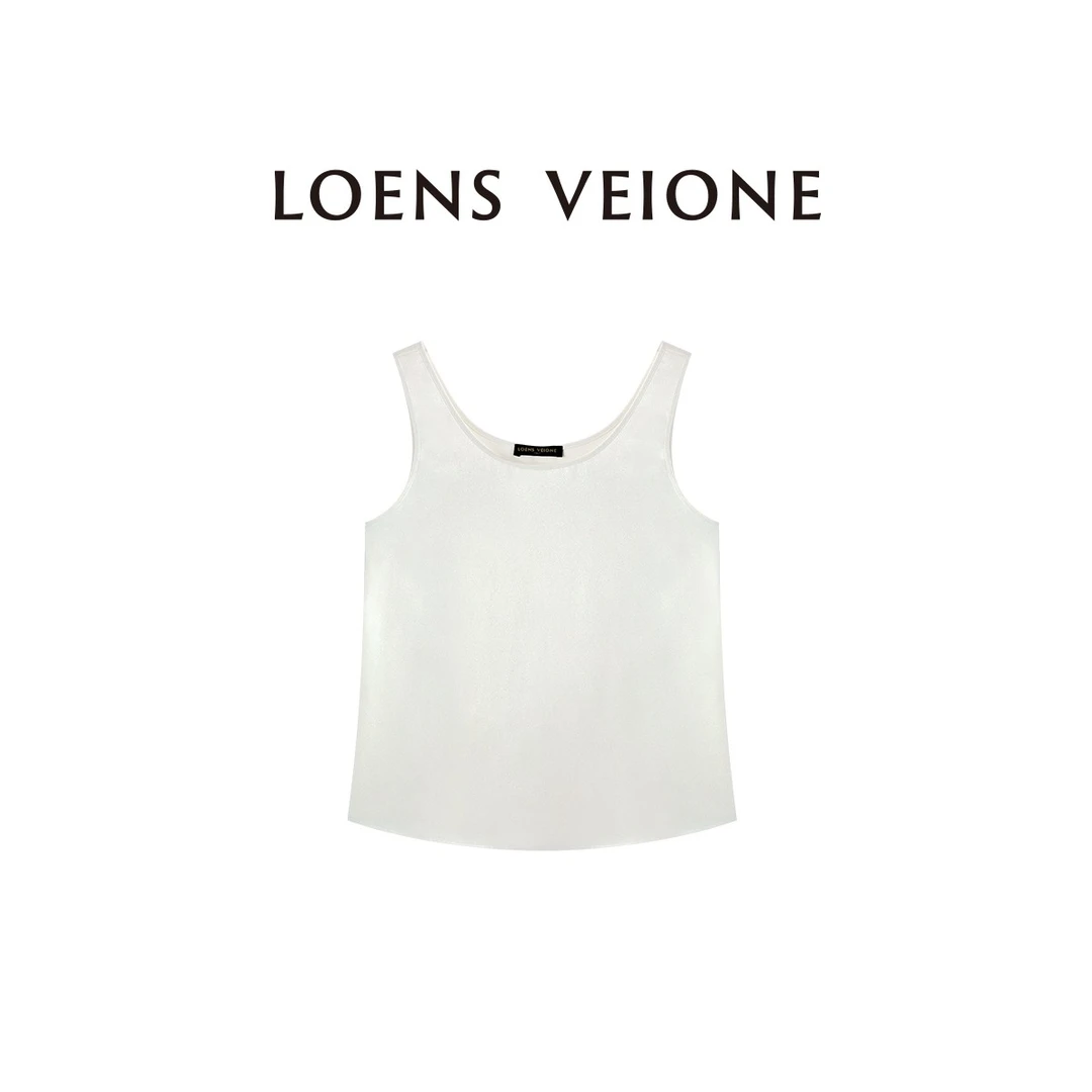 LOENS VEIONE/罗拉【鲲之梦境】亮面定制款百搭吊带背心24CVCI0088N