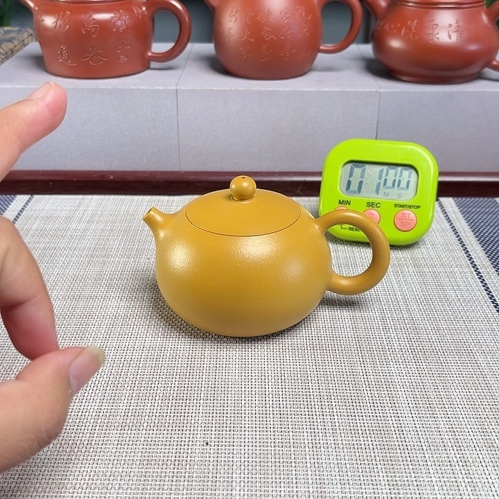 往***3紫砂茶壶宜兴原矿泥料手工