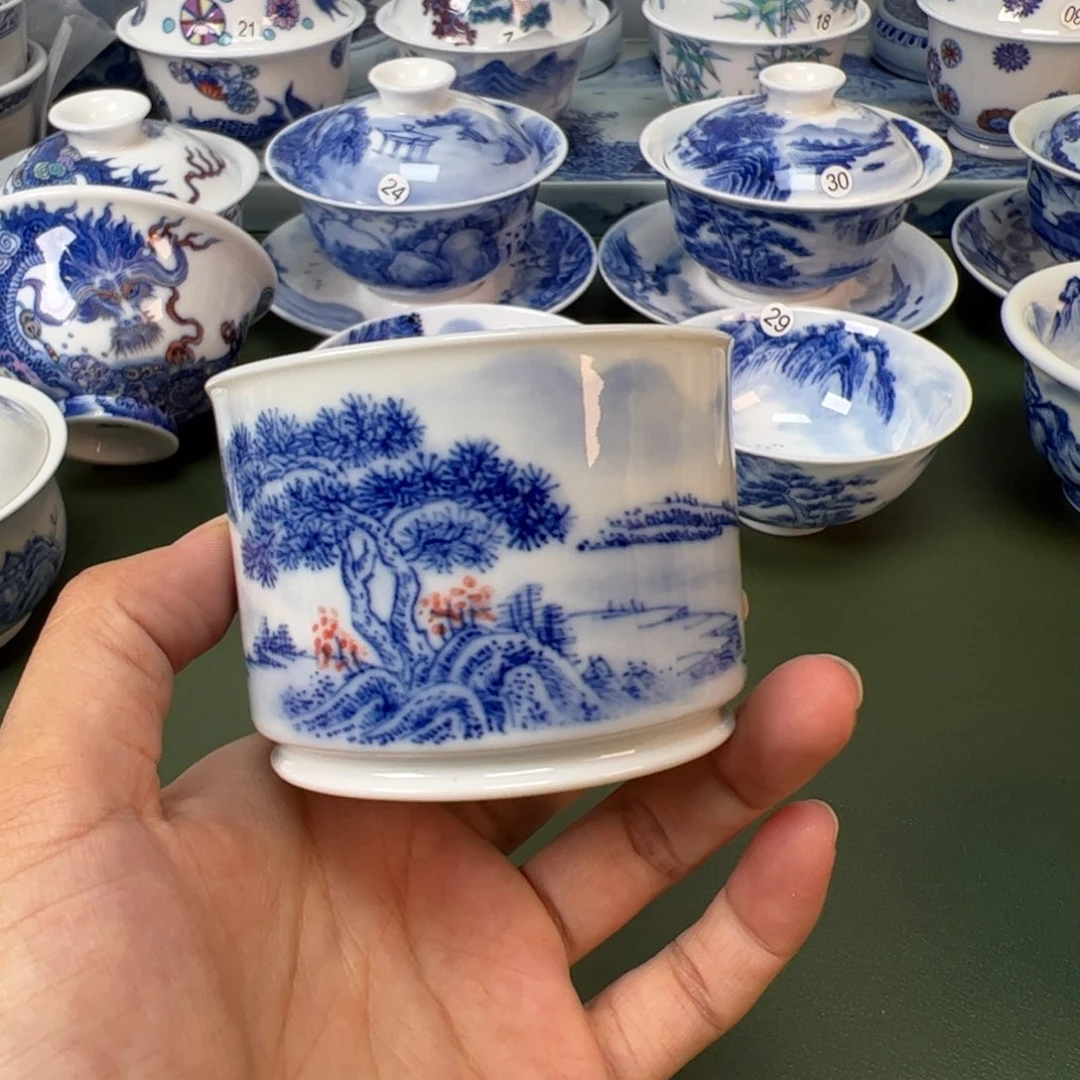 木木景德镇纯手工纯手绘茶具44