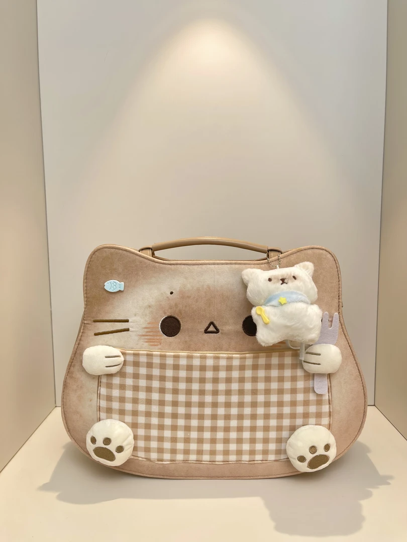 烤面包系列·吐司猫猫托特包 趣味可爱单/双肩/手提大容量通勤包